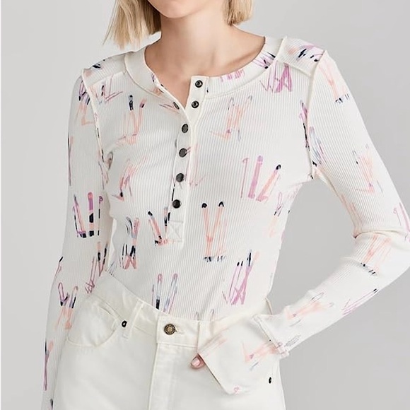 NEW FreePeople Movement Rally Printed
Layer Long Sleeve - Picture 3 of 13